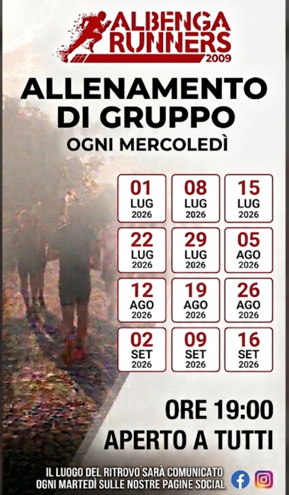 Allenamenti Mercoledì